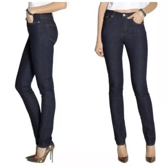 Acne Dark Blue Skinny Jeans - Picture 6 of 15